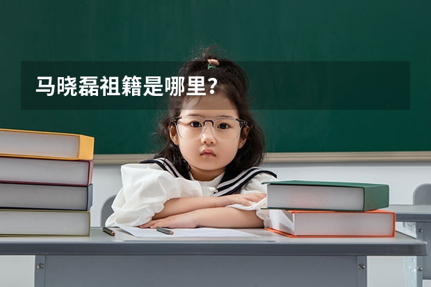 馬曉磊祖籍是哪里？