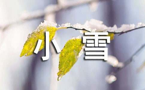 二十四節(jié)氣小雪優(yōu)秀諺語