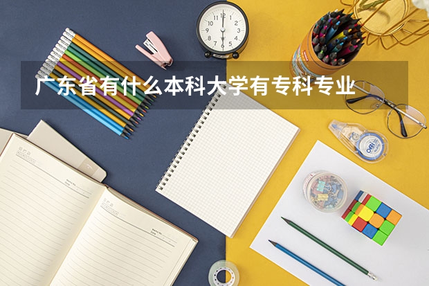 廣東省有什么本科大學有?？茖I(yè)