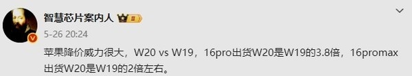 蘋果降價(jià)的威力有多大:iPhone 16 Pro出貨量大漲2.8倍