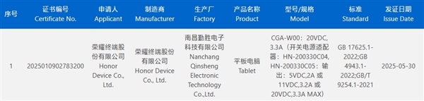 榮耀MagicPad 3入網(wǎng)：13英寸LCD大屏+驍龍8 Gen3