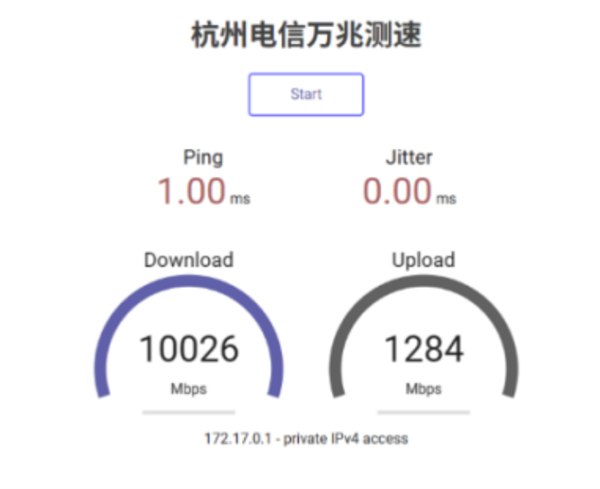 杭州電信推出“雙萬兆”套餐:實測網(wǎng)速突破10000Mbps