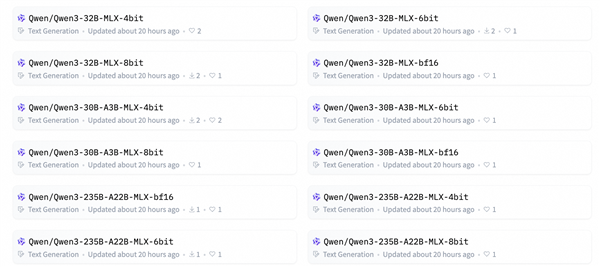 為國行蘋果智能做準(zhǔn)備！阿里巴巴發(fā)布升級版Qwen3：全系適配蘋果MLX架構(gòu)