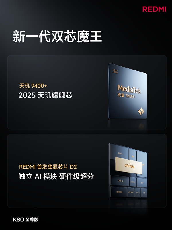 REDMI史上豪華性能旗艦！REDMI K80至尊版參數(shù)出爐
