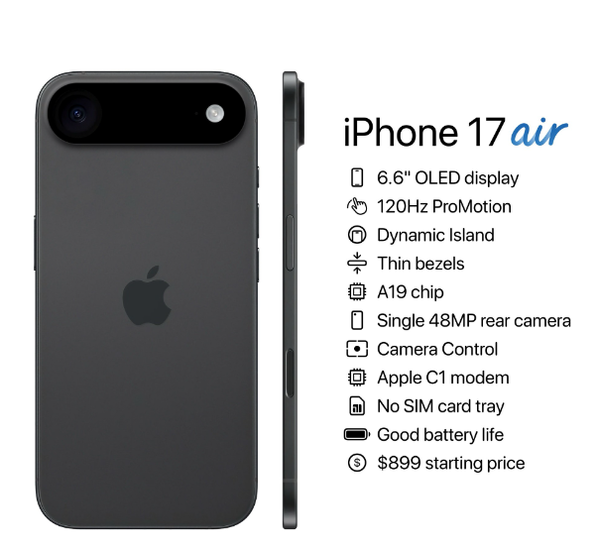 5.5mm蘋(píng)果史上薄手機(jī)！iPhone 17 Air電池實(shí)物曝光：僅2900mAh