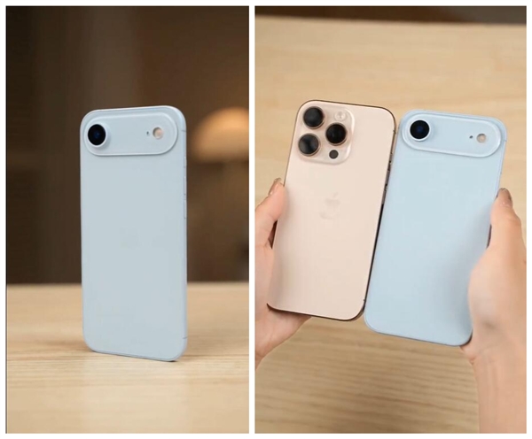 iPhone 17 Air天藍色機模上手：辨識度拉滿